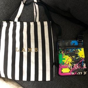 L.A.M.B. Paint Splatter Crossbody